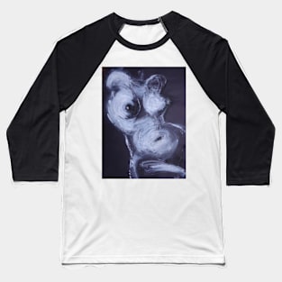 Black And White Torso 1 - Female Nude Baseball T-Shirt